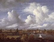 Jacob van Ruisdael Panoramic View of the Amstel Looking towards Amsterdam painting